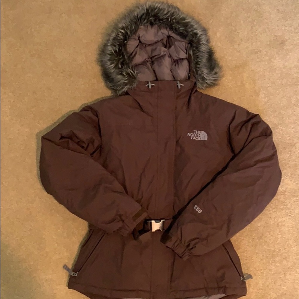 NorthFace Hyvent belted down filled Jacket